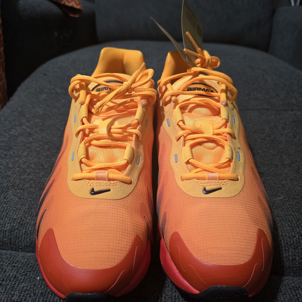 Nike Air Max Orange Athletic Shoes